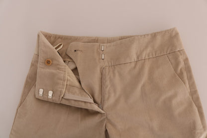 Ermanno Scervino Beige Cotton Bootcut Pants