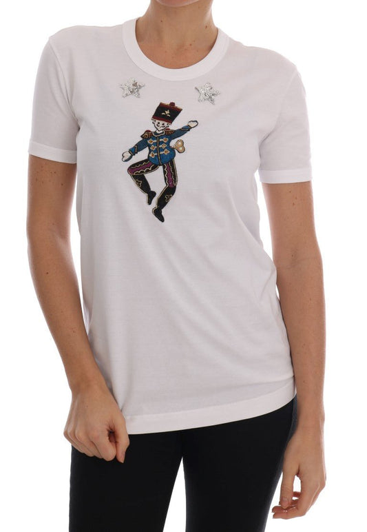 Dolce & Gabbana Sequined Fairy Tale Cotton T-Shirt