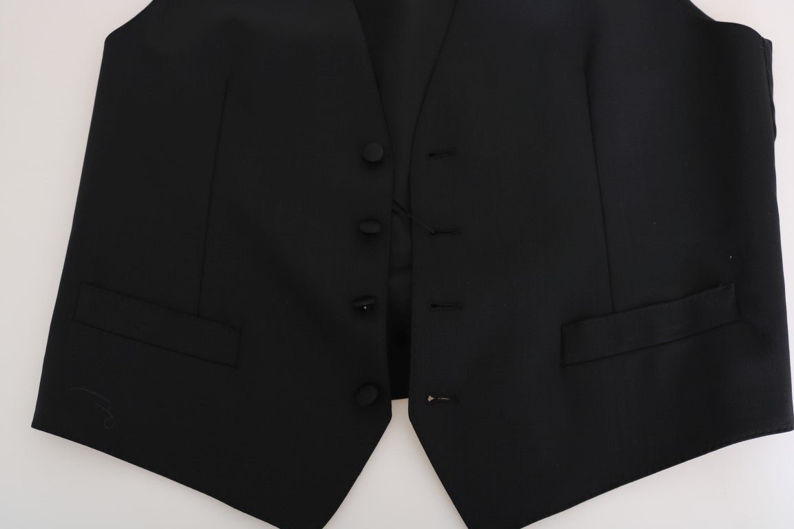 Dolce & Gabbana Elegant Slim Fit Formal Vest in Black