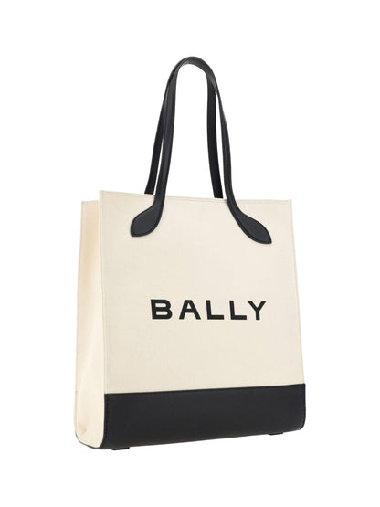Bally Chic Monochrome Leather Tote Bag