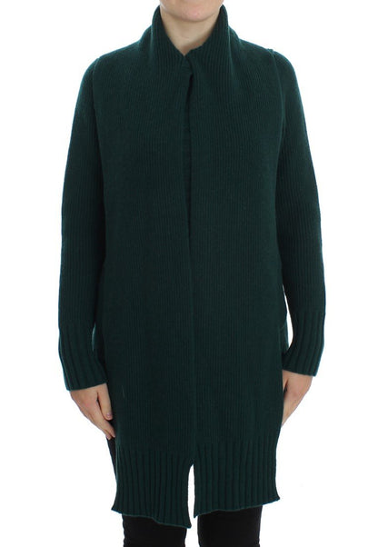 Dolce & Gabbana Elegant Green Cashmere Cardigan Sweater