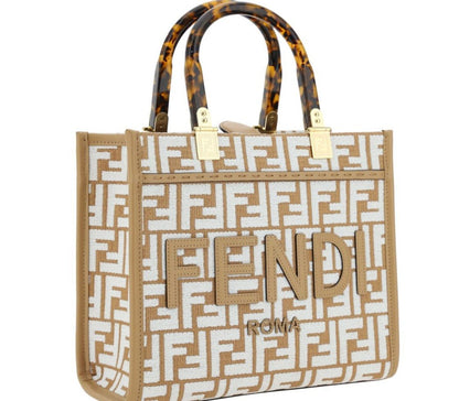 Fendi Rafia Sunshine Handbag by Fendi,With removable shoulder strap.