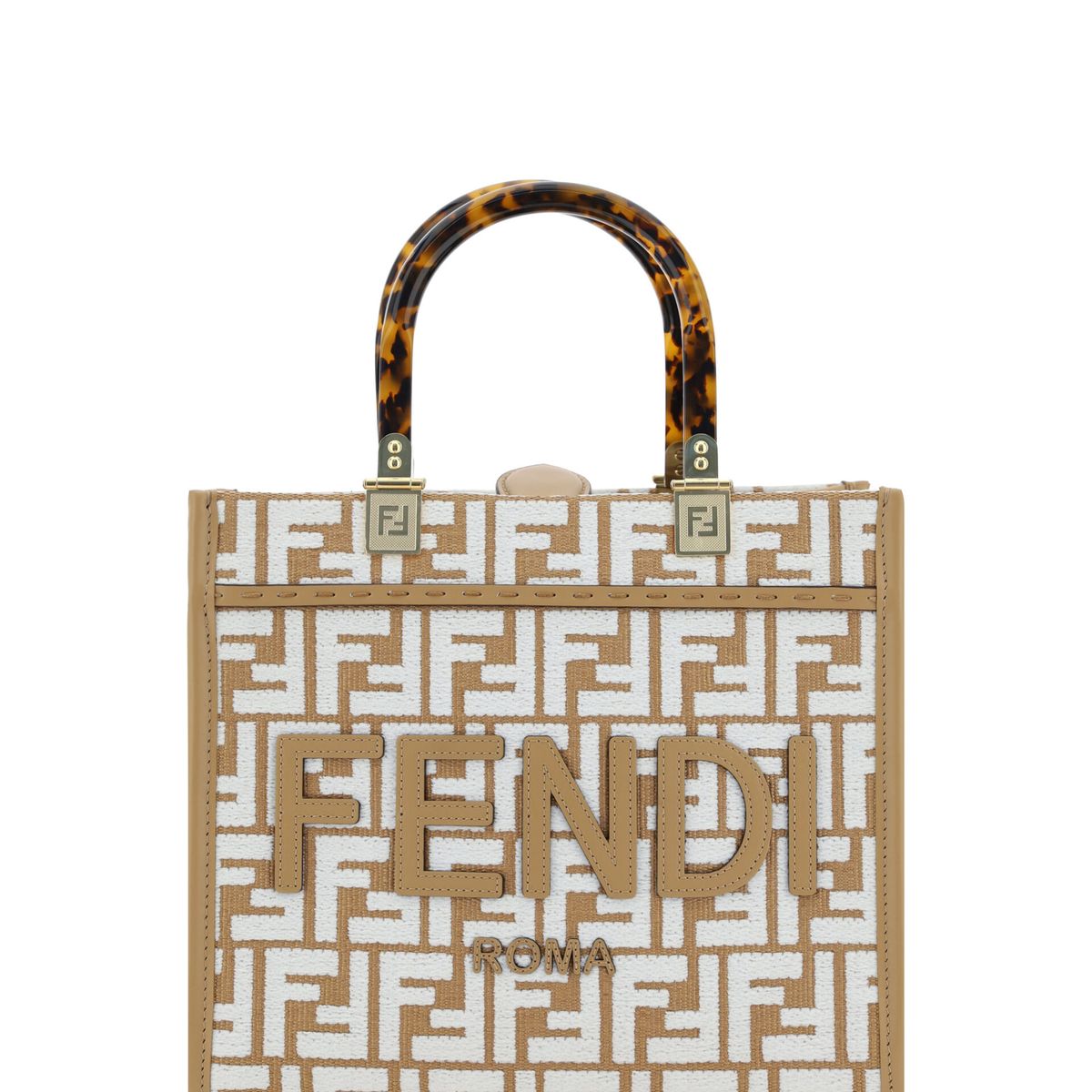 Fendi Rafia Sunshine Handbag by Fendi,With removable shoulder strap.