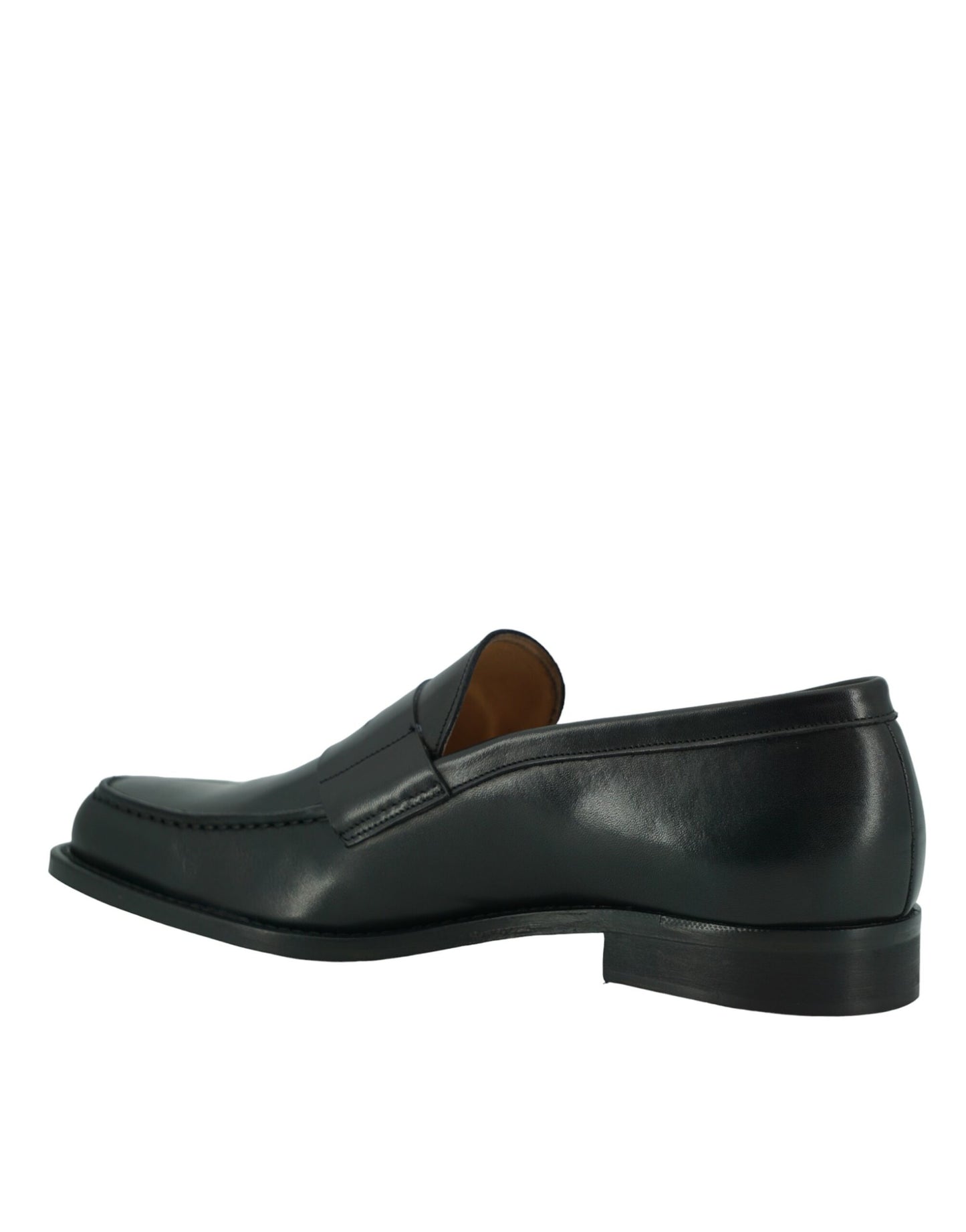 Saxone of Scotland Elegant Black Calf Leather Loafers for Men