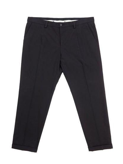 Dolce & Gabbana Black Cotton Chino Trousers