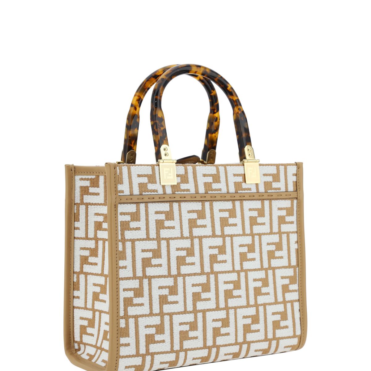 Fendi Rafia Sunshine Handbag by Fendi,With removable shoulder strap.