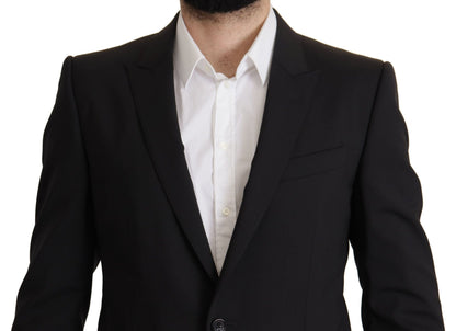 Dolce & Gabbana Elegant Slim Fit Black Blazer Jacket