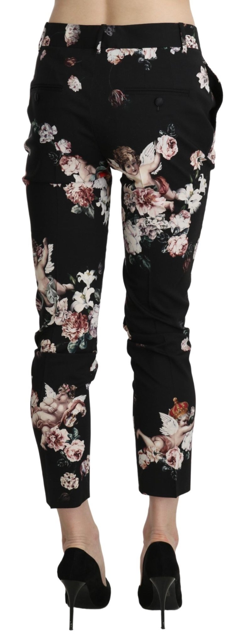 Dolce & Gabbana Elegant High Waist Cropped Trousers