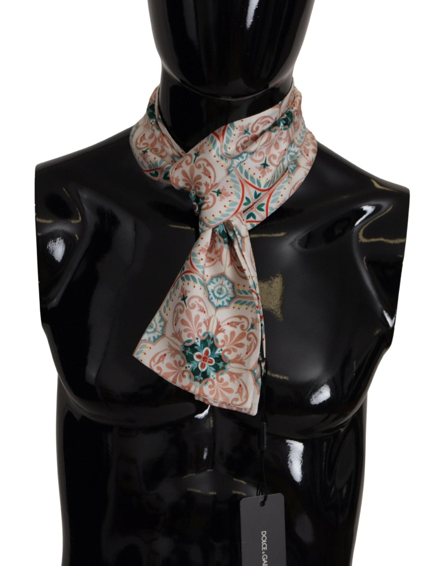 Dolce & Gabbana Multicolor Majolica Patterned Scarf Shawl Scarf