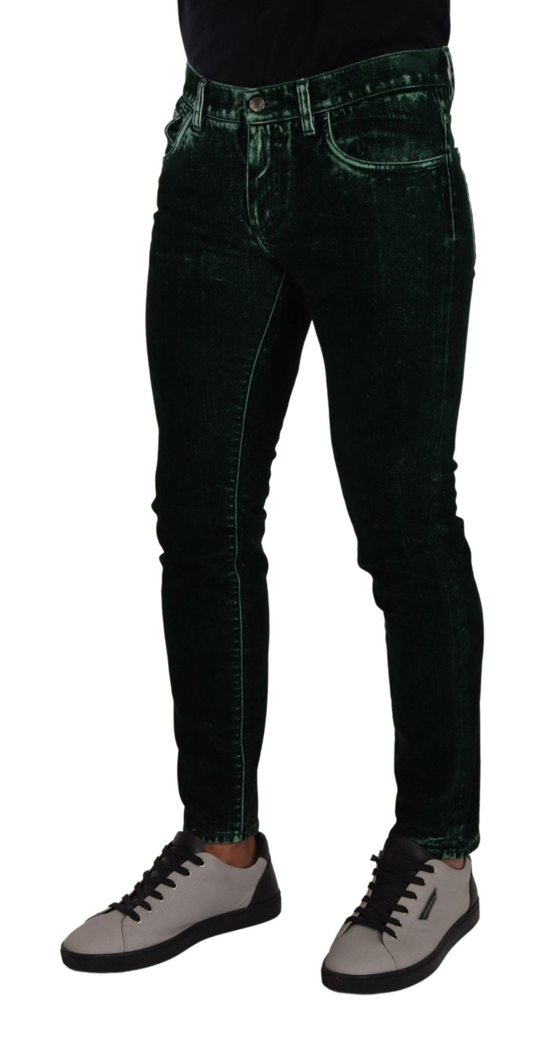 Dolce & Gabbana Sleek Cotton-Blend Skinny Denim Jeans