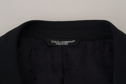 Dolce & Gabbana Elegant Dark Blue Single Breasted Blazer