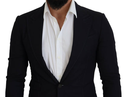Dolce & Gabbana Elegant Black Single-Breasted Blazer