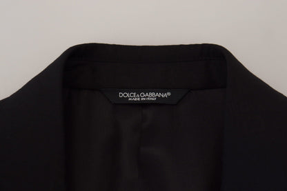 Dolce & Gabbana Elegant Martini Style Black Formal Blazer