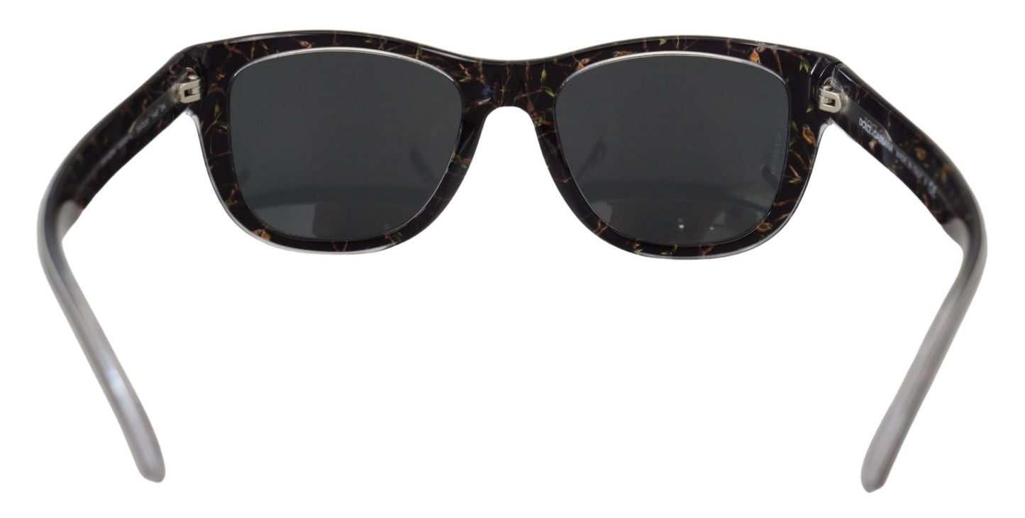Dolce & Gabbana Black Bird Square Full Rim Acetate DG4284 Sunglasses
