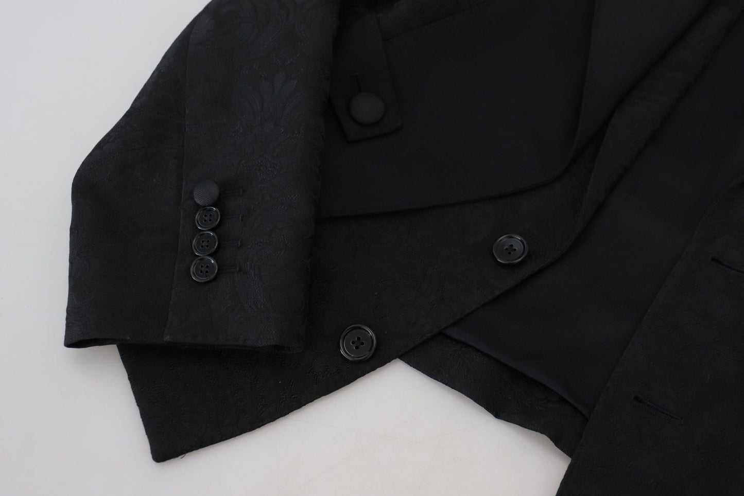 Dolce & Gabbana Elegant Black Martini Suit for the Modern Man