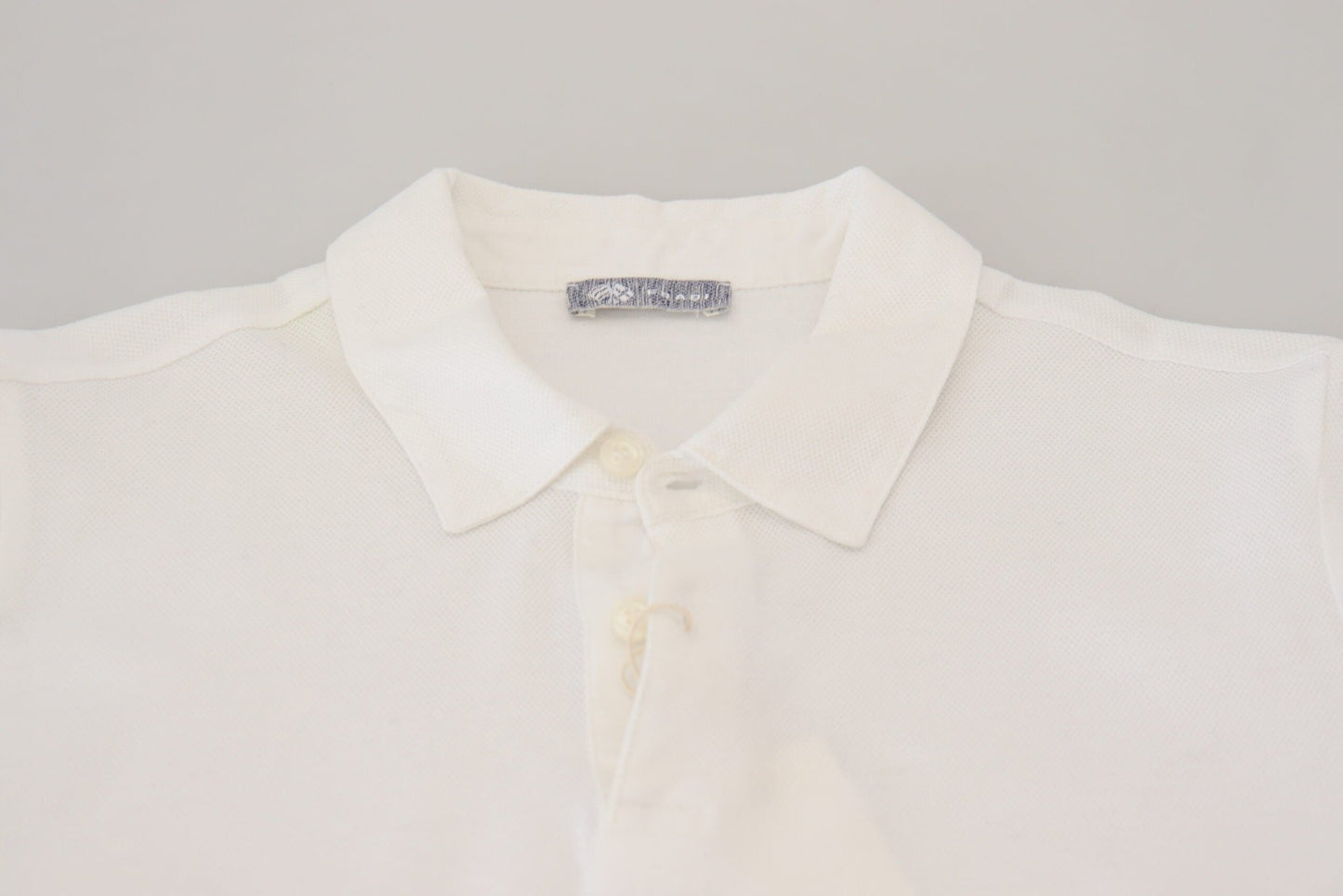 FRADI Elegant White Cotton Polo T-Shirt