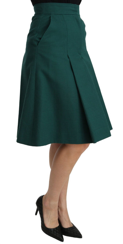 Dolce & Gabbana Elegant High Waist Knee Length Skirt