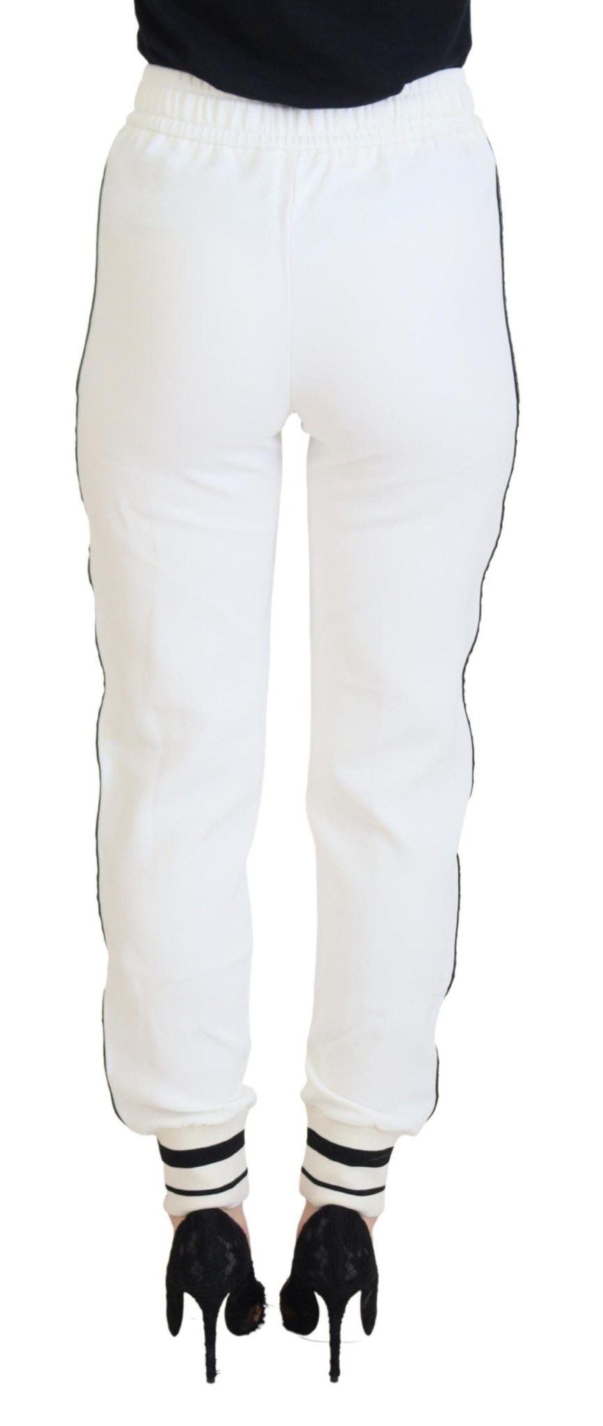 Dolce & Gabbana White DG Logo Sweatpants Pants