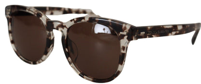 Dolce & Gabbana Brown Havana Frame Round Lens Women DG4254F Sunglasses