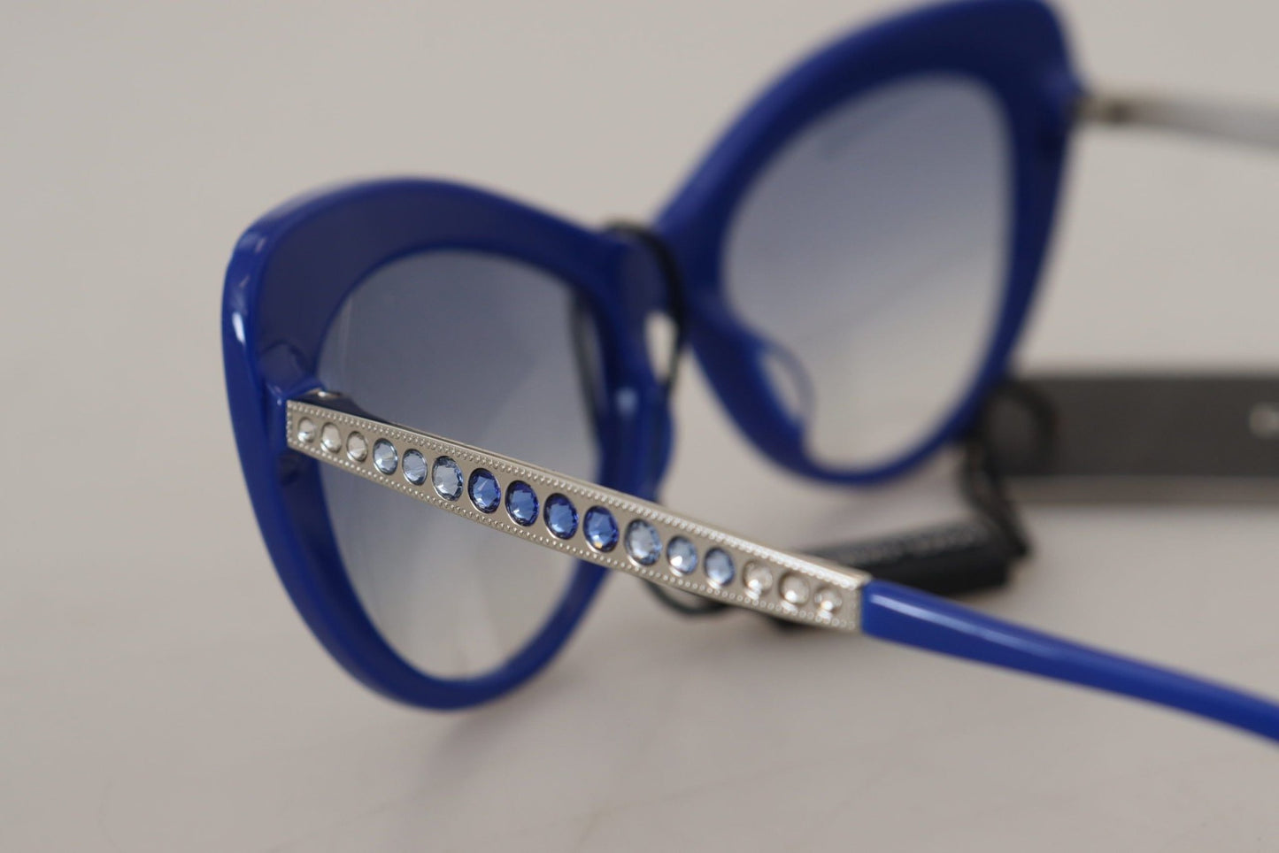 Dolce & Gabbana Blue Acetate Full Rim Cat Eye DG4307 Sunglasses