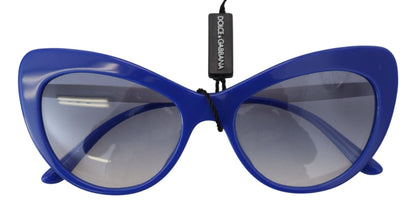 Dolce & Gabbana Blue Acetate Full Rim Cat Eye DG4307 Sunglasses