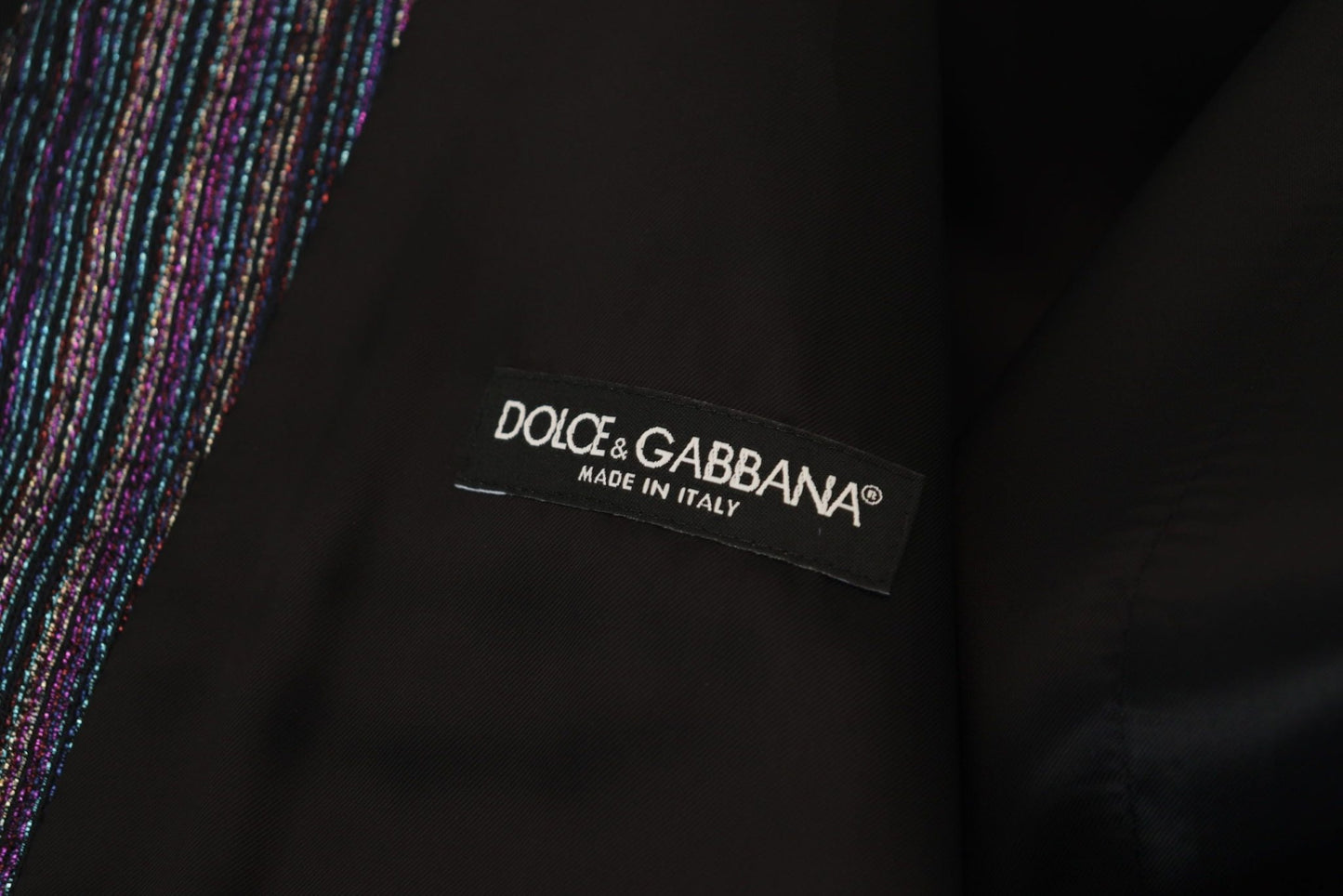 Dolce & Gabbana Multicolor Formal Dress Vest Luxury Blend