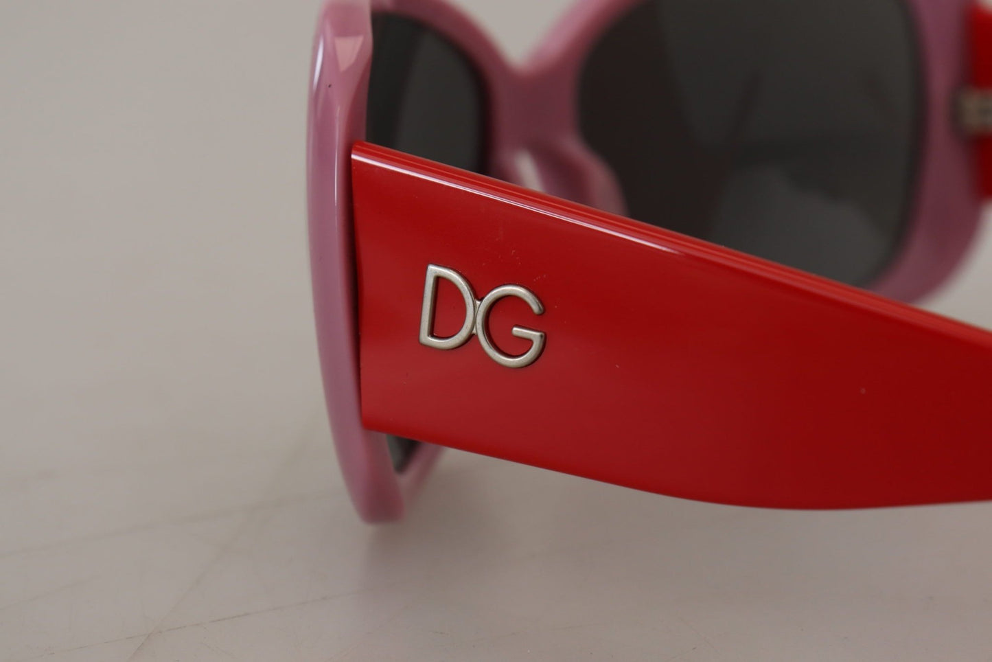 Dolce & Gabbana Pink Red Plastic Frame Oversized DG4033 Sunglasses