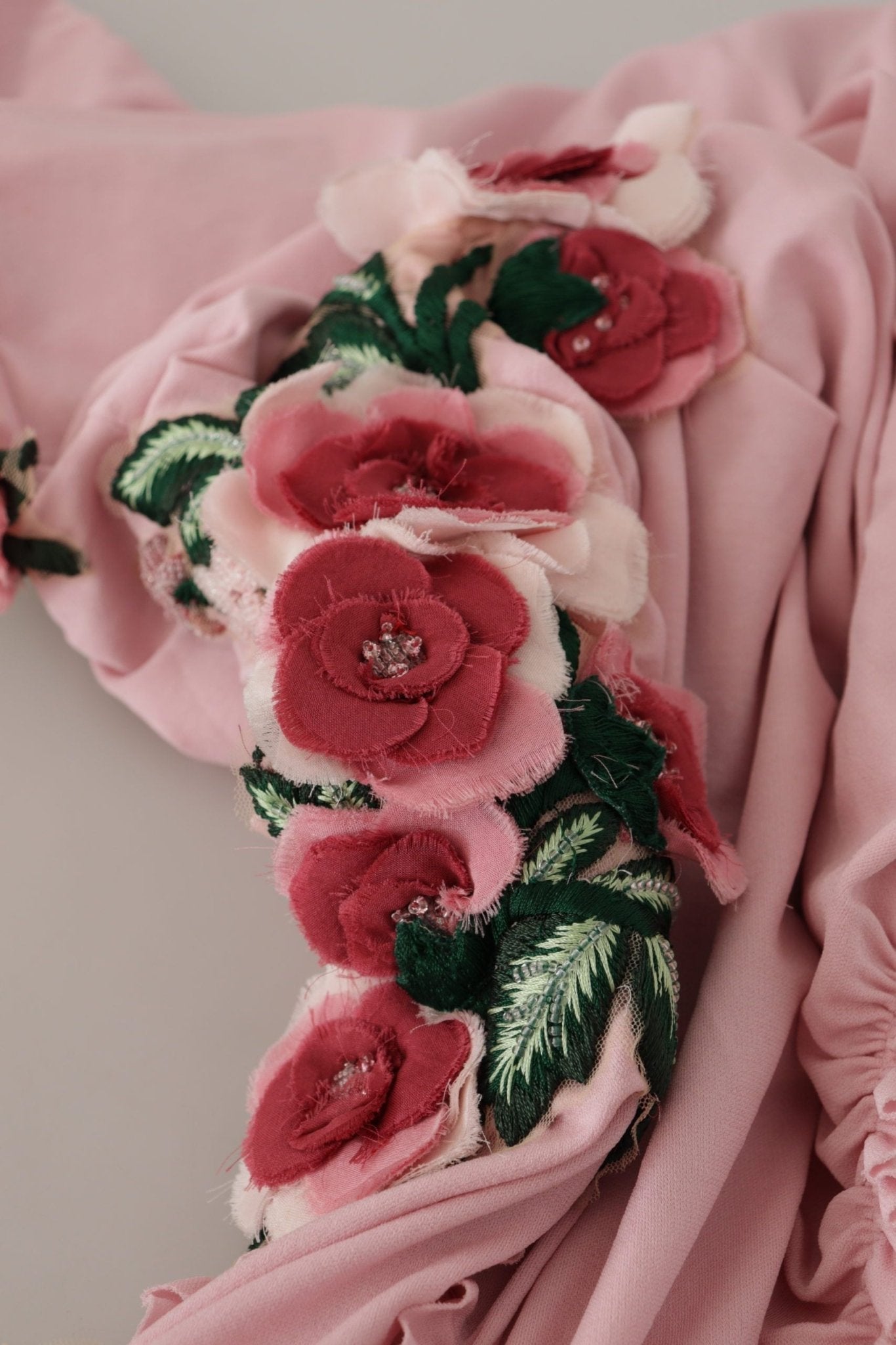 Dolce & Gabbana Elegant Pink One Shoulder Bodycon Dress