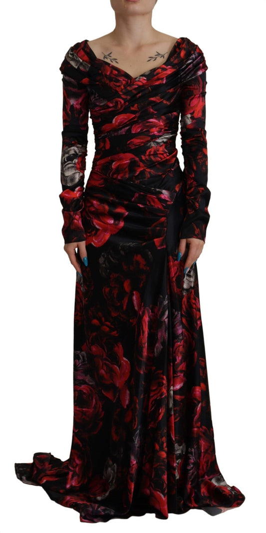 Dolce & Gabbana Elegant Floral A-Line Sheath Dress