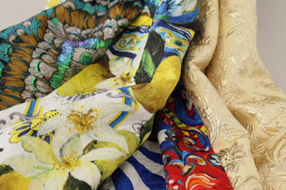 Dolce & Gabbana High Waist Maxi Skirt with Sicilian Patterns