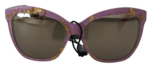 Dolce & Gabbana Elegant Violet Acetate Sunglasses