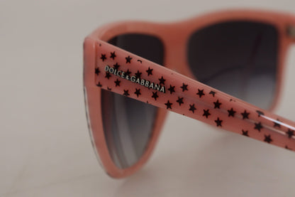 Dolce & Gabbana Pink Acetate Frame Stars Embellishment DG4124 Sunglasses