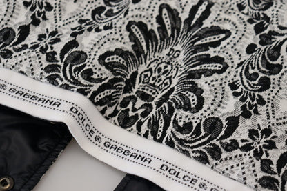 Dolce & Gabbana White Floral Whole Head Wrap One Size Cotton Hat