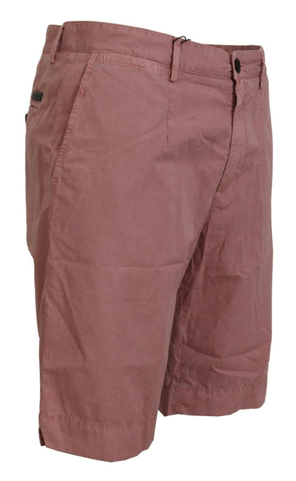 Dolce & Gabbana Exquisite Pink Chino Shorts for Men