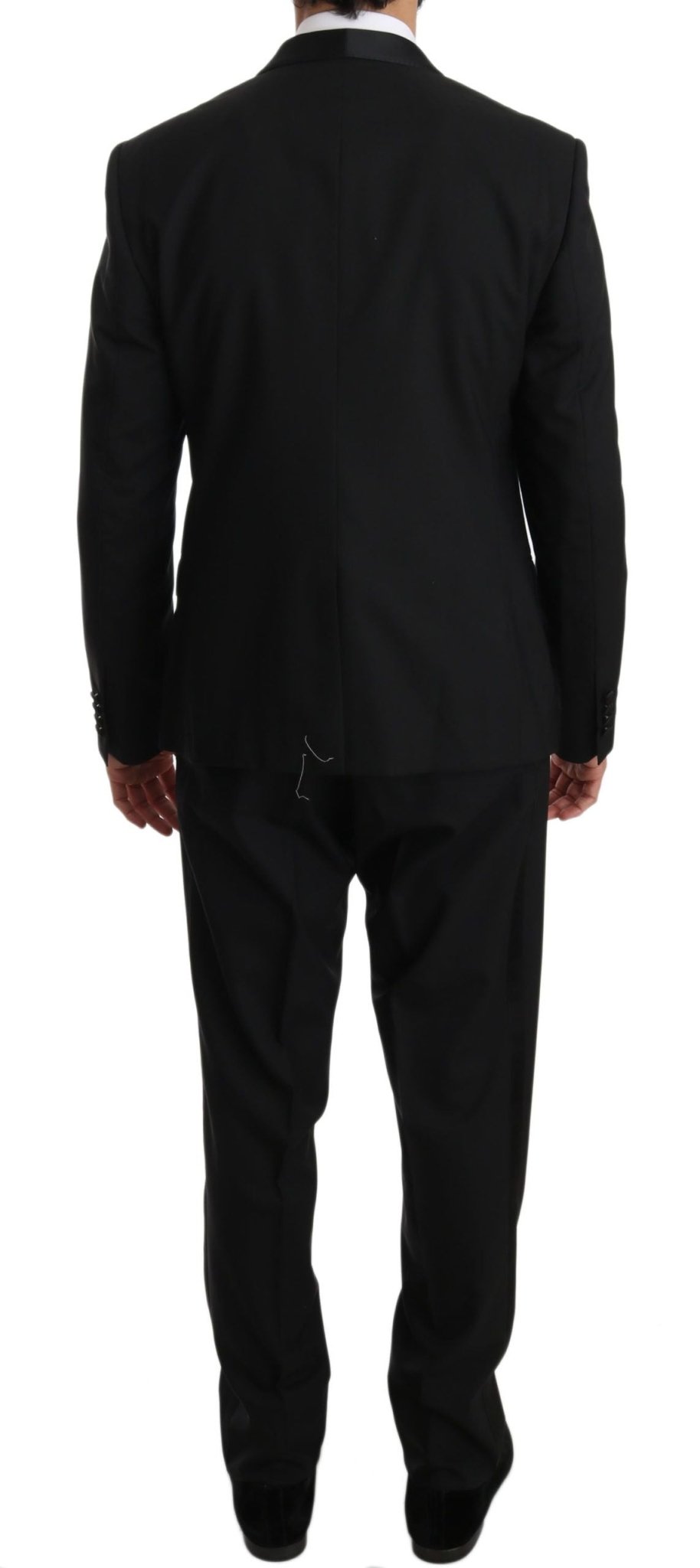 Dolce & Gabbana Elegant Black Slim Fit Martini Suit Set
