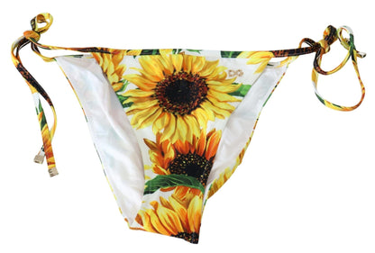 Dolce & Gabbana Sunflower Enchantment Bikini Bottom
