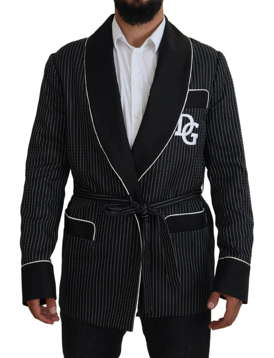 Dolce & Gabbana Elegant Silk-Lined Robe Jacket