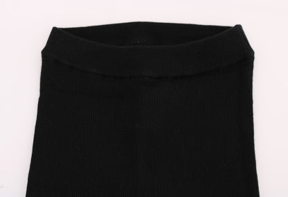 Dolce & Gabbana Black Slim Fit Women Cashmere Pants