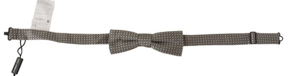 Dolce & Gabbana Elegant Black Silk Bow Tie