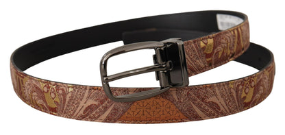 Dolce & Gabbana Multicolor Leather Signature Belt