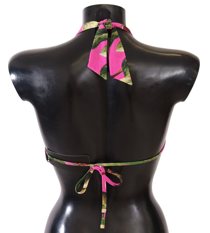 Dolce & Gabbana Chic Floral Bikini Top
