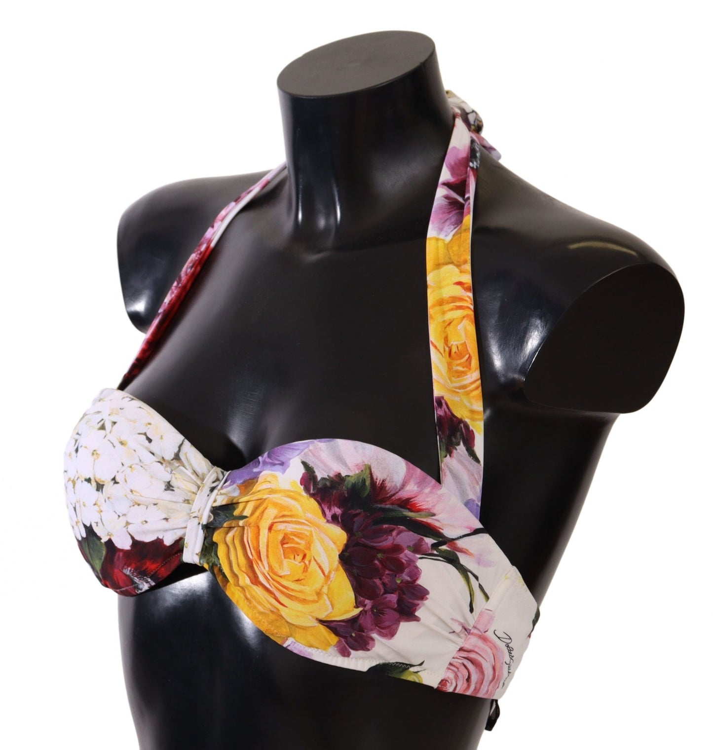 Dolce & Gabbana Chic Floral Print Bikini Top - Summer Essential