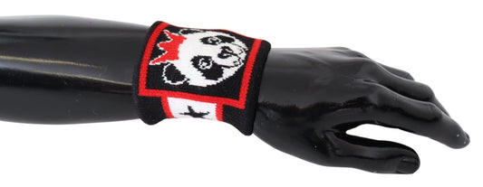 Dolce & Gabbana Multicolor Panda Wrist Wrap Elegance