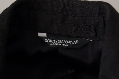 Dolce & Gabbana Elegant Black Two-Piece Martini Suit