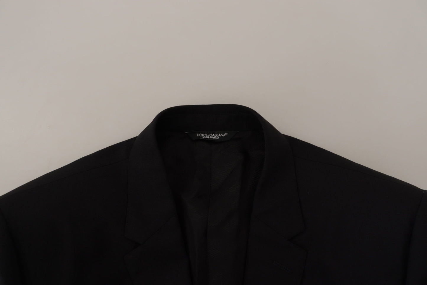 Dolce & Gabbana Elegant Black Three Piece Wool Suit