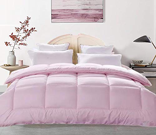 Luxury Cotton Fabric King Pink Duvet 