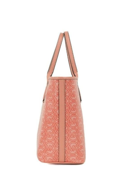 Michael Kors Jodie Small Sherbert Jacquard Logo Recycled Polyester Tote Handbag