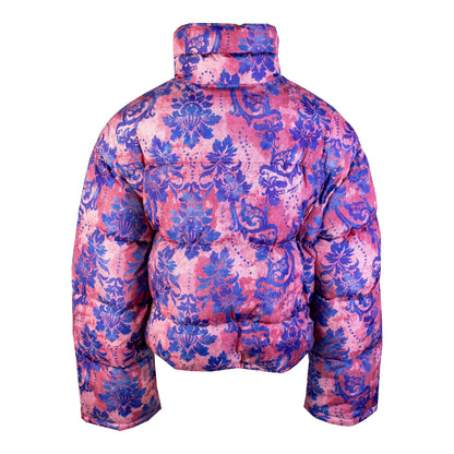 Versace Jeans Cropped Polyester Printed Jacket
