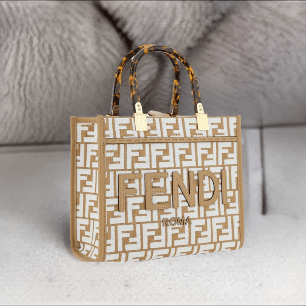 Fendi Rafia Sunshine Handbag by Fendi,With removable shoulder strap.