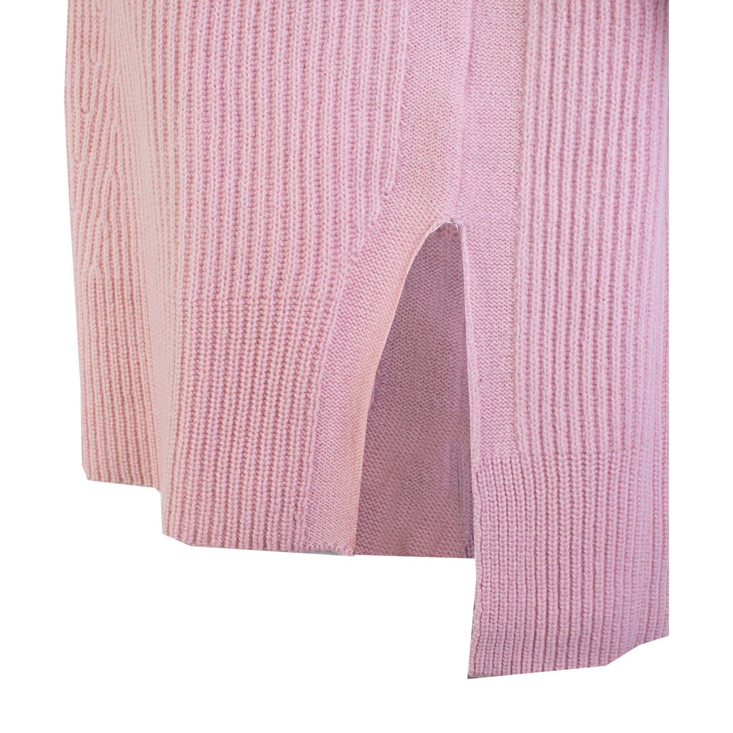 Malo Pink Ribbed Cashmere Sweater